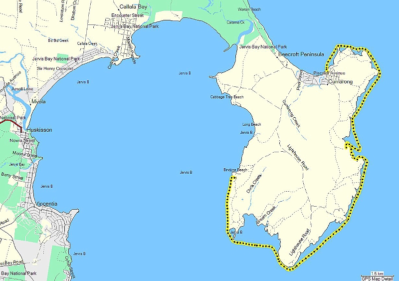 GPS Track - Beecroft Circumnavigation.jpg - GPS Track - Honeymoon to currarong